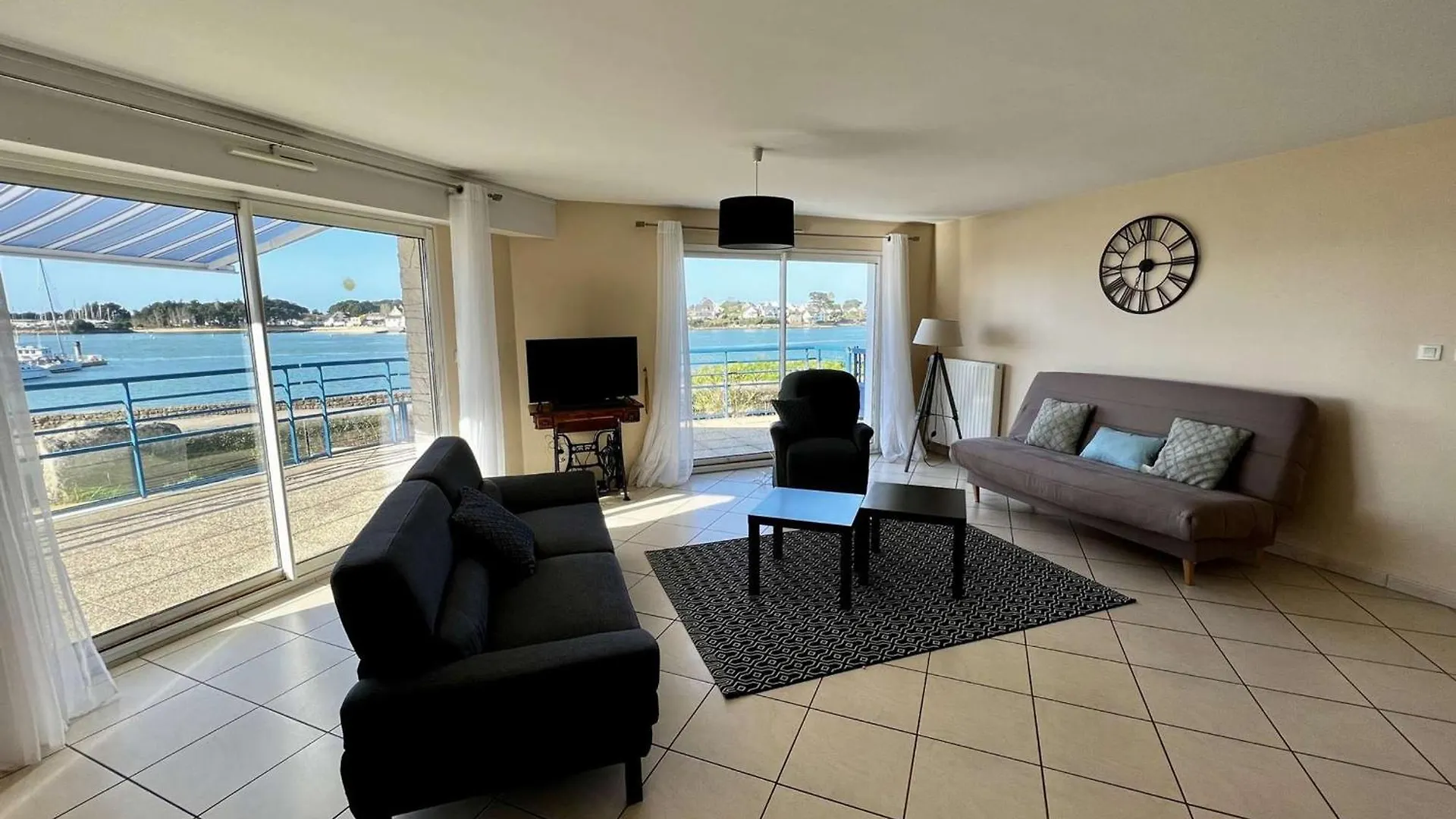 Appartement Spacieux 3P A Etel - Terrasse - Vue Port - Wifi - Parking - Fr-1-479-203